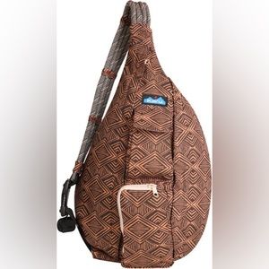 KAVU Rope Sling Bag Mahogany Inlay NWT